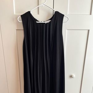 Calvin Klein midi black shift dress